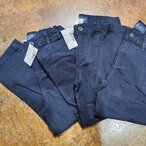 Lot of (3) 4T BOYS Navy Uniform Chino Pants